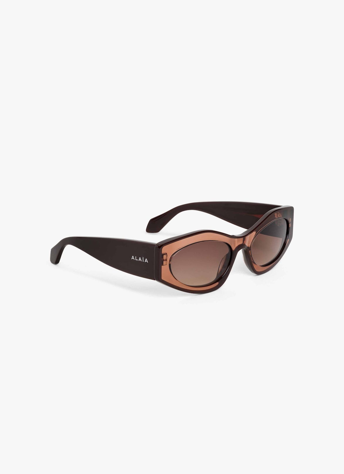 CAT EYES SUNGLASSES ALAÏA BROWN CAT EYES SUNGLASSES